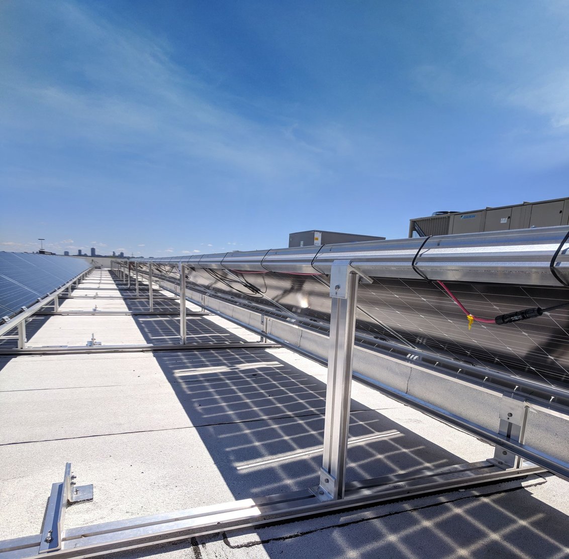 Projet solaire : installation solaire industrielle